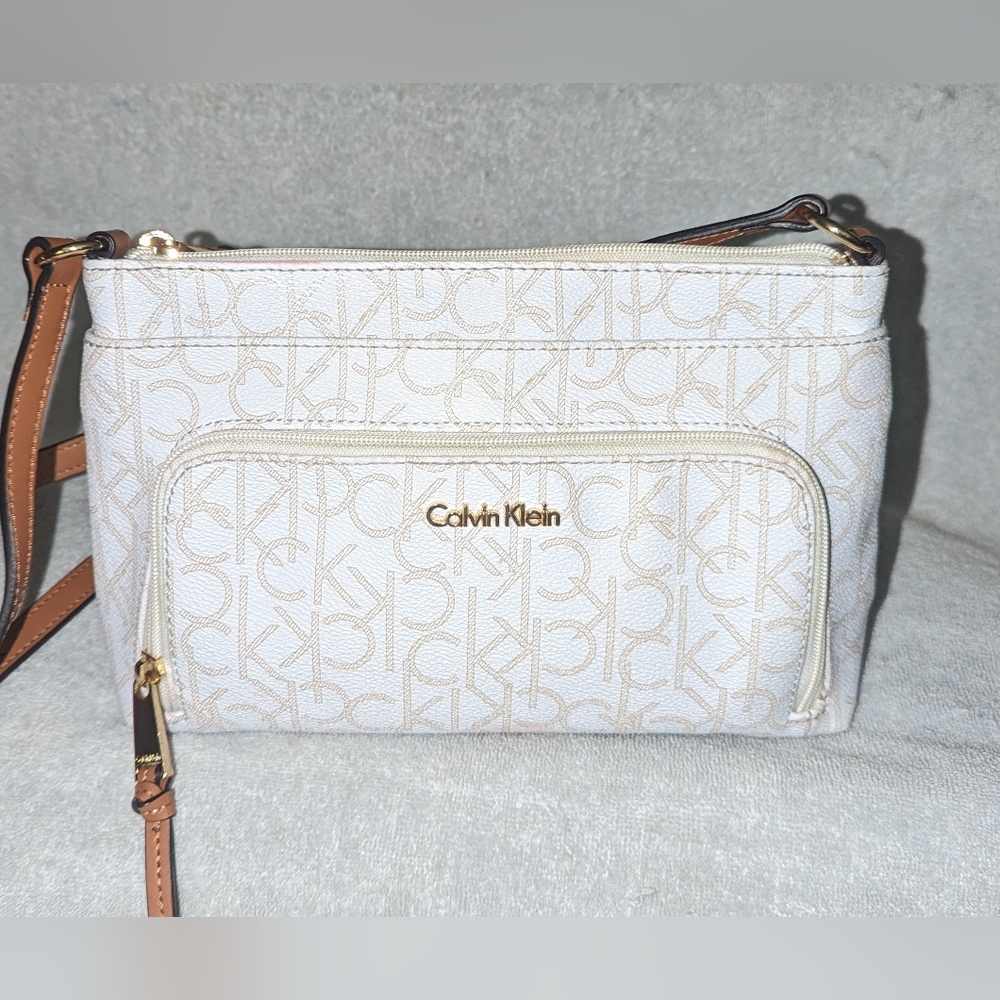 Calvin Klein Lilly signature crossbody bag.